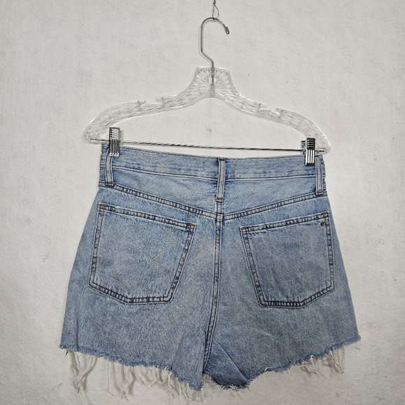 Madewell Light Wash Denim High Rise Perfect Jean Shorts 27 - Picture 2 of 12